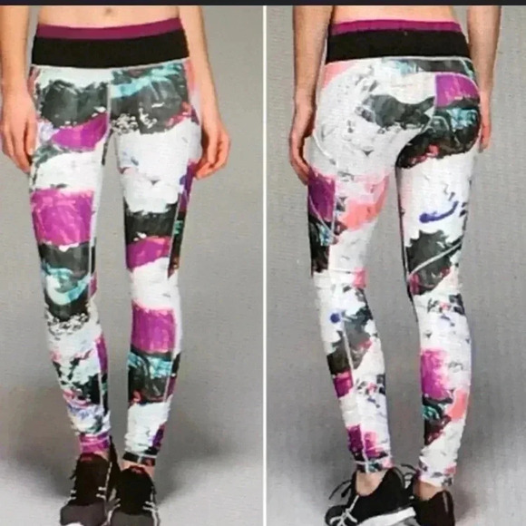 Lululemon Speed Tight III Pigment Wave Multi Color Leggings. - Picture 2 of 11